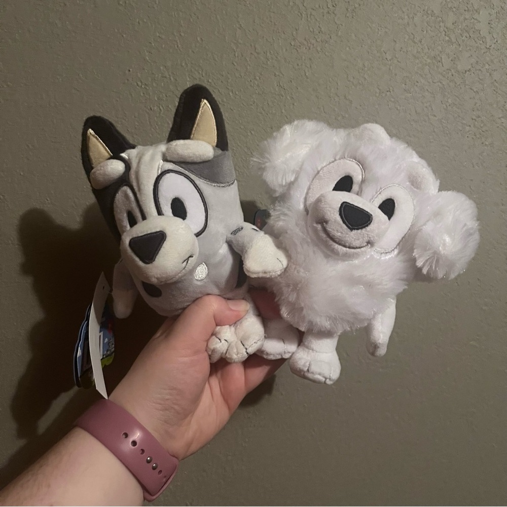 Bluey Muffin & Lila Plush Bundle NWT